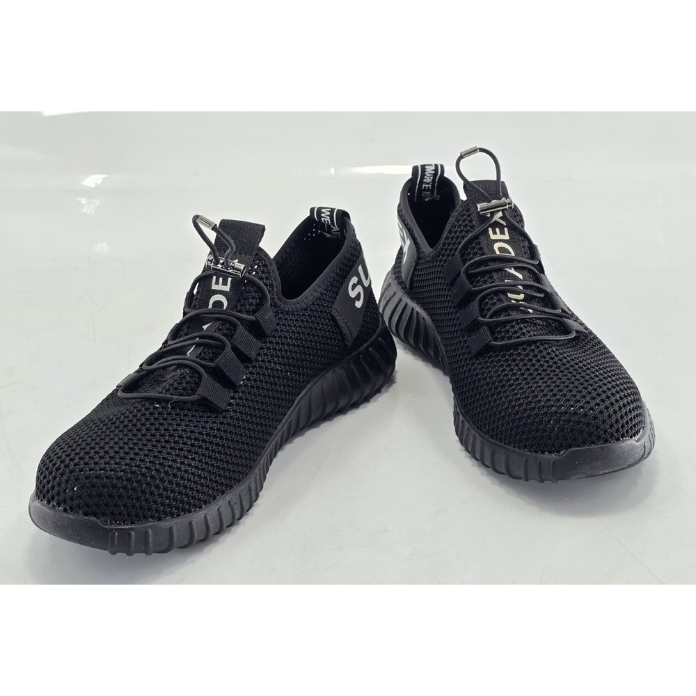 Suadex Sz 38/7-7.5 US Women Work Safety Sneaker/Shoe STEEL-TOE Black New No Box